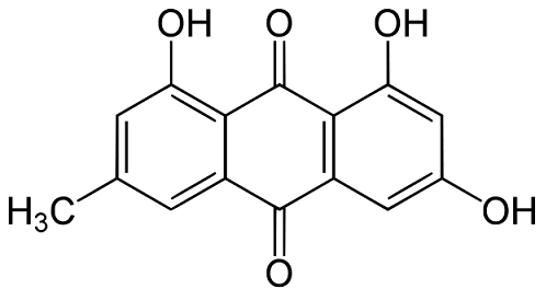 アカタケの有毒成分　エモジン